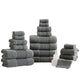 Lyra Towel Set | 18 Piece | Ultra Soft Cotton | Charcoal