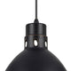 Nico 10 Inch Modern Pendent Light with Bronze Metal Shade Clean SIlhouette By Casagear Home BM287704