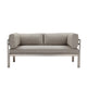 Cilo Outdoor Sofa | 65" | Gray Fabric | Aluminum Frame