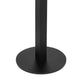 Keli 43 Inch Outdoor Bar Table Black Aluminum Frame Foldable Design By Casagear Home BM287740