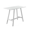 Keli Bar Table | 43" | Rectangular | Classic White Aluminum Frame