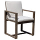Neji Dining Chair | 24" | Eucalyptus Wood | Thick Cushion