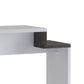 36 Inch Modern Console Table Multilevel Wood Shelves Gray and White By Casagear Home BM293544