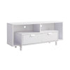 Jett TV Console | 60" | 2 Drawers | 2 Shelves | White