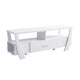 Ayan TV Console | 60" | 3 Shelves | 1 Drawer | Crisp White