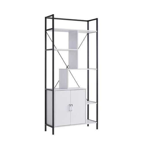Viola Display Cabinet | 71" | 7 Shelves | Metal Frame | White