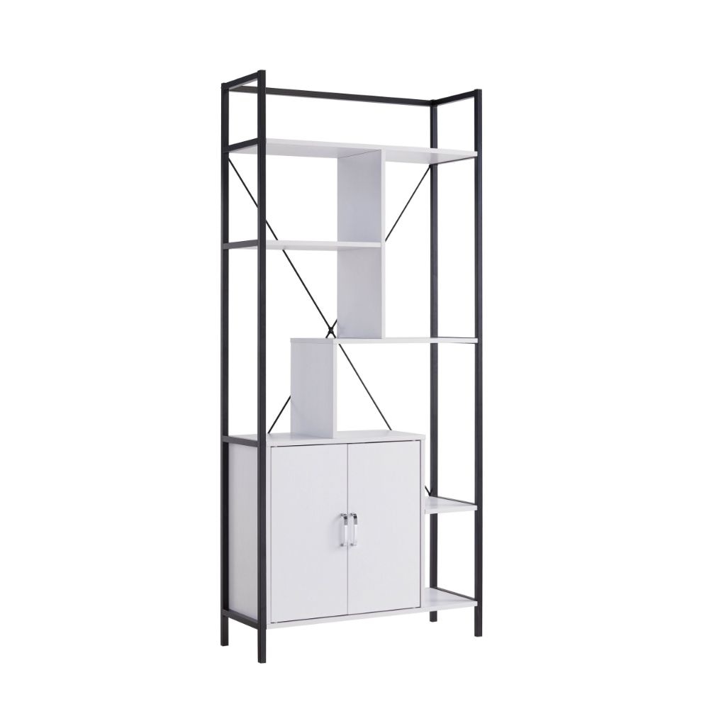 Viola Display Cabinet | 71" | 7 Shelves | Metal Frame | White