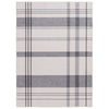Kay Area Rug | 8 x 10 | Plaid Print | Gray & White Polyester