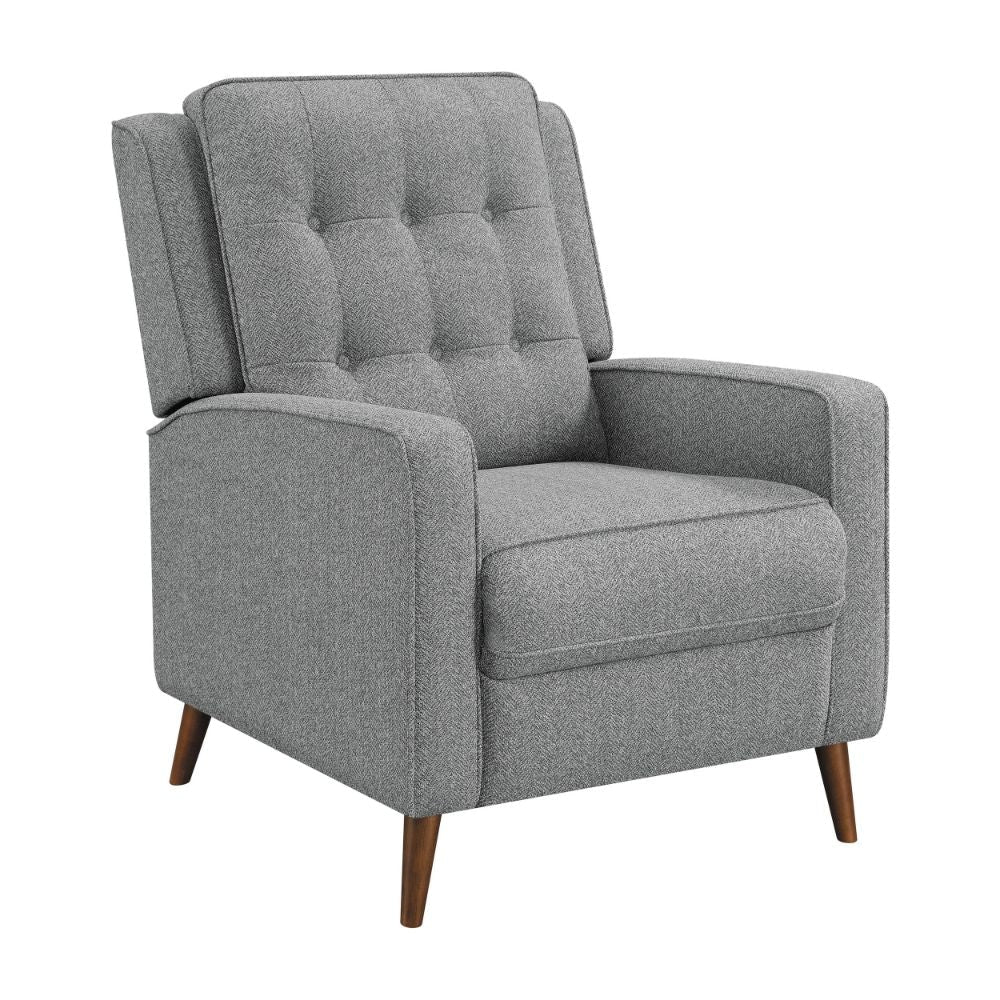 Manual Recliner Chair | 31" | Tufted Back | Gray