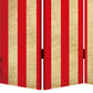 Alfie 71 Inch Folding Screen Room Divider USA Stars and Stripes Design By Casagear Home BM294236