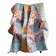 Turin Throw Blanket | 60" | Patchwork Floral | Microfiber | Multicolor
