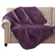 Rio Throw Blanket | 60" | Diamond Quilted | Purple Dutch Velvet