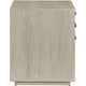 25 Inch Slim File Cabinet 3 Gliding Drawers Whitewashed Gray Wood Frame By Casagear Home BM294799