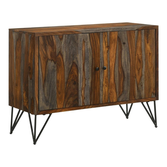 Sideboard Console | 40" | 2 Doors | Brown & Gray Finish