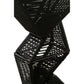 36 Inch Outdoor Geometric Pub Bar Table Rope Woven Metal Top Black By Casagear Home BM295438