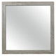 Zane Mirror | 39" | Square Frame | Weathered Gray Veneer