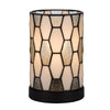 Eli Accent Lamp | 9" | Hand Painted Tiffany Shade | Bronze