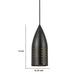 4 Inch Modern Pendant Light Round Metal Shade Oil Rubbed Black Bronze By Casagear Home BM295968
