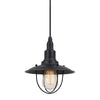 Oma Pendant Light | 8" | Industrial Style | Dark Bronze Frame