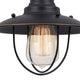 Oma 8 Inch Modern Pendant Light Industrial Style Dark Bronze Metal Frame By Casagear Home BM295969