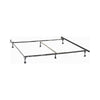 Akz Multisize Bed Frame for Q, K, CK, Six Metal Legs, Rolling Caster Wheels By Casagear Home