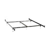 Bed Frame | Queen/King | 6 Legs | Adjustable Glides | Matte Black