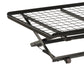 Pop Up Trundle Bed Rolling Wheels Easily Adjustable Height Black Finish By Casagear Home BM296779