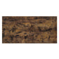 Rick 47 Inch Rustic Oak Coffee Table Sliding Barn Door Single Drawer By Casagear Home BM296807