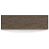 Vells 60 Inch Credenza Table 2 Adjustable Shelves Brushed Grayish Brown By Casagear Home BM296974
