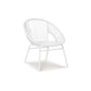 Hely 3 Piece Outdoor Table and Chairs Set White All Weather Resin Wicker By Casagear Home BM296979