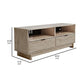 59 Inch TV Media Entertainment Center 2 Drawers Butcher Block Pattern By Casagear Home BM296985