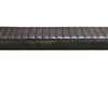 Mia 54 Inch Bench Hand Dyed Espresso Brown Leather Vertical Tufting By Casagear Home BM297146