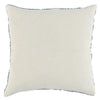 22 Inch Square Accent Throw Pillow Hand Stitched Applique in Blue Ivory By Casagear Home BM297343