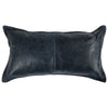 Norm Lumbar Pillow | 14 x 26 | 4-Piece Design | Soft Blue Leather