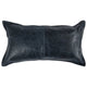 Norm Lumbar Pillow | 14 x 26 | 4-Piece Design | Soft Blue Leather