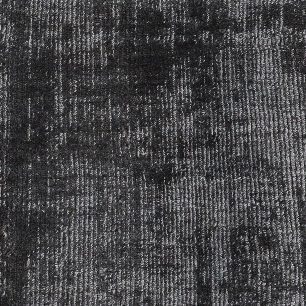 Arlo 2 x 3 Area Rug Charcoal Gray Viscose Handcrafted Non Reversible By Casagear Home BM297393