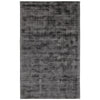 Arlo Area Rug | 5 x 8 | Charcoal Viscose | Handcrafted | Non Reversible