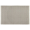 Lusia 2 x 3 Area Rug Handwoven Soft Fringes Herringbone Light Gray By Casagear Home BM297440
