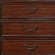 Miri 51 Inch 6 Drawer Tall Dresser Chest Brass Carved Cherry Oak Brown By Casagear Home BM298963