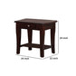 Jett 24 Inch Wood End Table with 1 Drawer Bottom Shelf Cherry Brown By Casagear Home BM298976