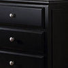 Umi 58 Inch Wide 6 Drawer Dresser Molded Details Bun Legs Dark Brown By Casagear Home BM299014
