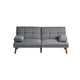 Gina Futon Sofa Bed | 71" | Adjustable | Tufted | Gray