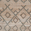 Ella 5 x 8 Area Rug Beige Handwoven Jute Fringes Tribal Geometric Design By Casagear Home BM299245