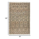 Ella 8 x 10 Area Rug Beige Handwoven Jute Fringes Tribal Geometric Style By Casagear Home BM299246