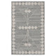 Rylie Area Rug | 5 x 8 | Indoor Outdoor | Gray Geometric Polyester