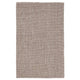 Lestino Area Rug | 5 x 8 | Beige Jute | Boucle Woven Solid Pattern