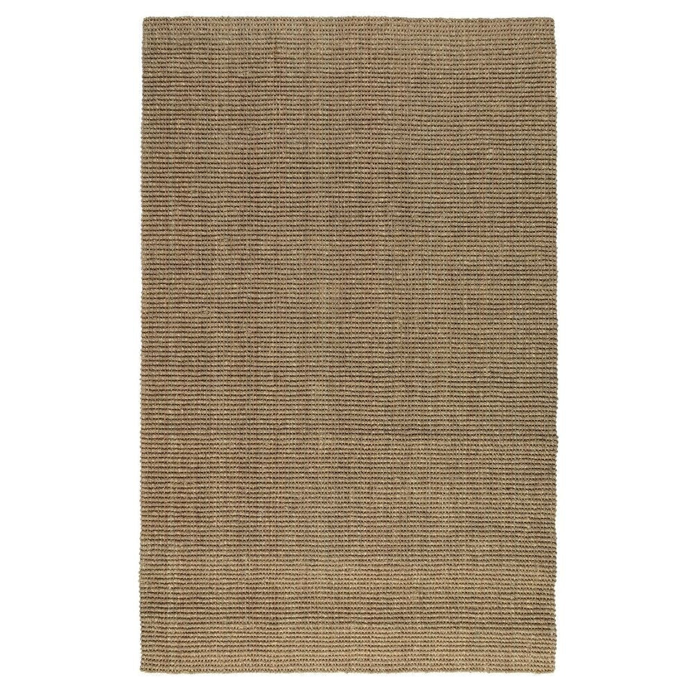 Quell 2 x 3 Handwoven Area Rug, Natural Brown Seagrass, Braided Design By Casagear Home
