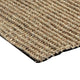 Quell 2 x 3 Handwoven Area Rug Natural Brown Seagrass Braided Design By Casagear Home BM299316
