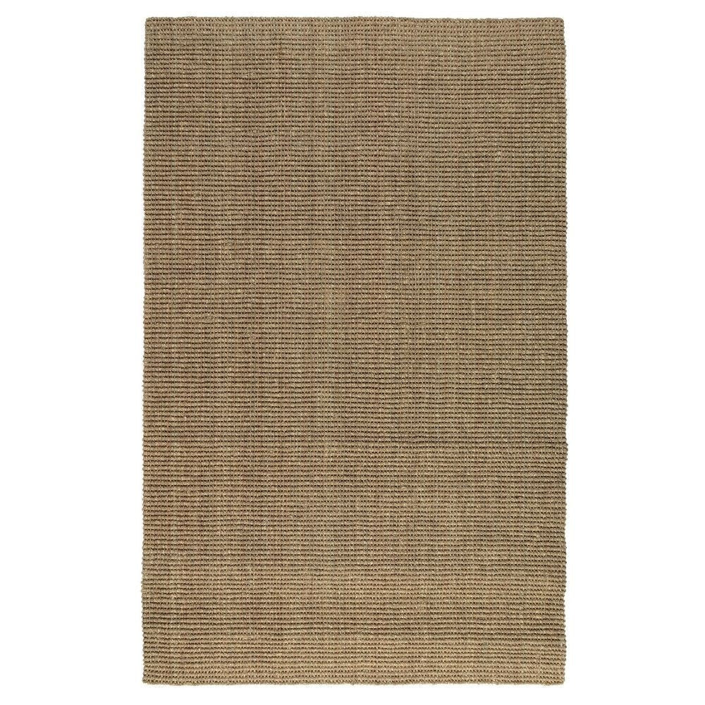 Quell Area Rug | 4 x 6 | Brown Seagrass | Braided Handwoven Design