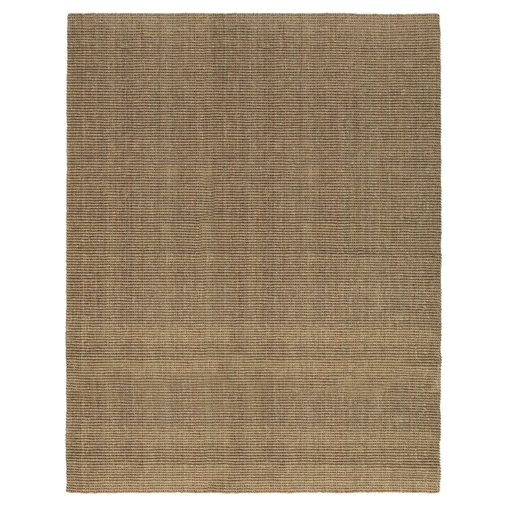 Quell Area Rug | 8 x 10 | Brown Seagrass | Braided Handwoven Design